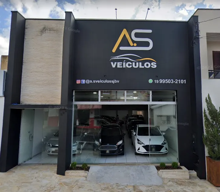 Fachada da loja A.S Veículos - São João da Boa Vista - SP