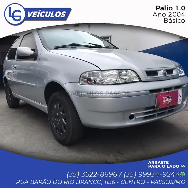 Carro Fiat Palio 2004 Fire 1.0 8V