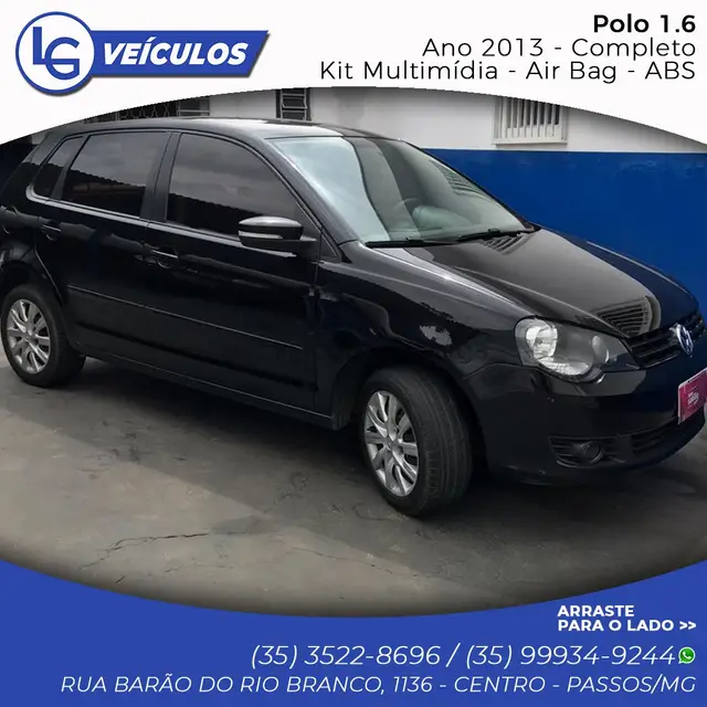 Carro Volkswagen Polo 2013 Hatch 1.6 VHT Total Flex