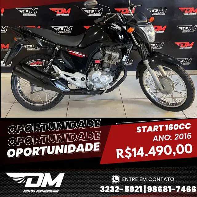 Moto Honda CG 160 2016 Start