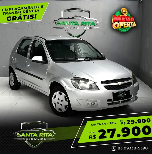 Carro Chevrolet Celta 2012 LT 1.0 (Flex)