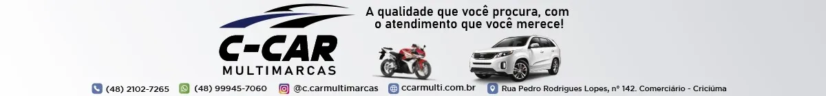 Fachada da loja C-CAR MULTIMARCAS - Criciúma - SC