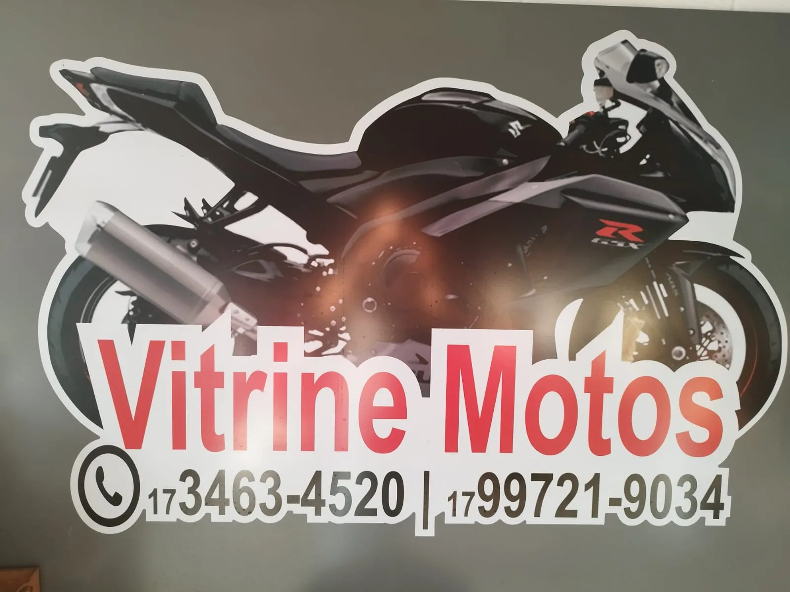Vitrine Motos