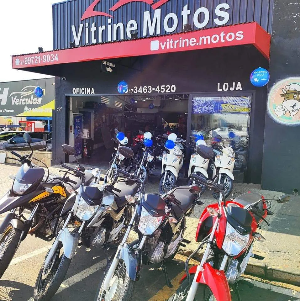 Fachada da loja Veículos à venda em Vitrine Motos - Fernandópolis - SP