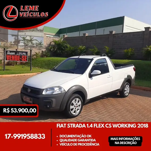 Carro Fiat Strada 2018 Working 1.4 (Flex)