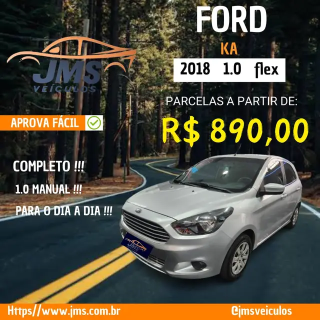 Carro Ford Ka 2018 1.0 SE (Flex)