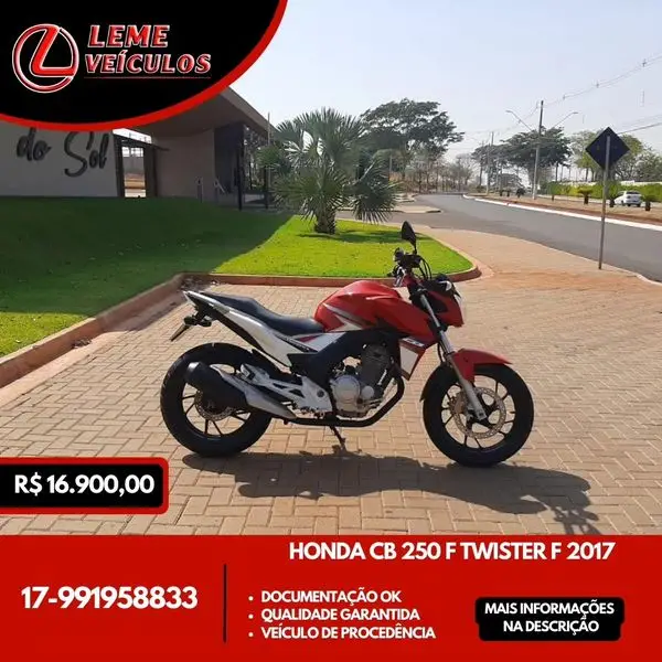 Moto Honda CB 250F Twister 2017 (ABS)