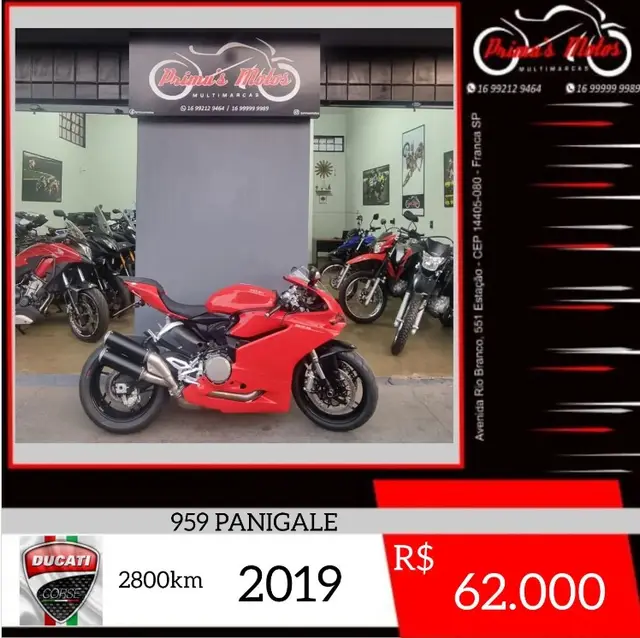 Carro Ducati Panigale 2019 959 Panigale