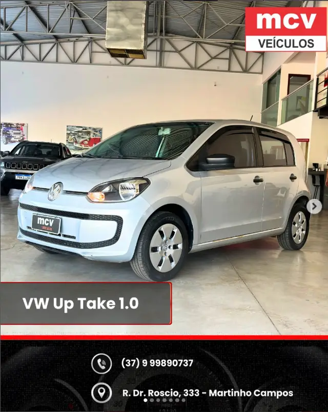 Carro Volkswagen Up! 2015 1.0 12v E-Flex take up! 2p