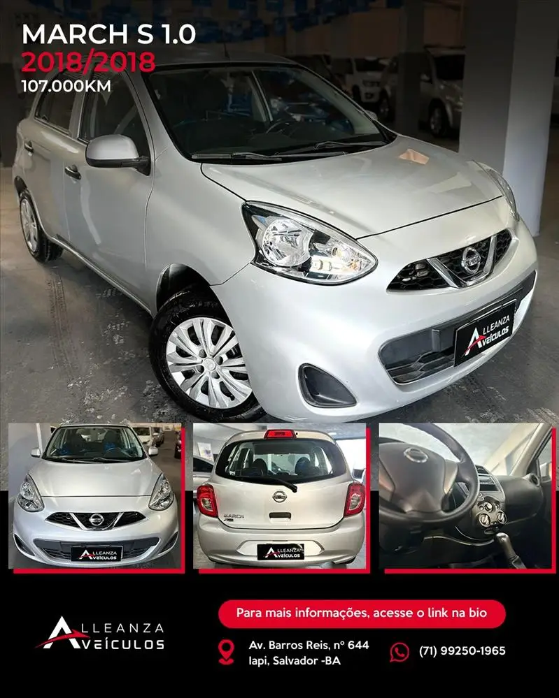 Nissan March 1.0 12V SV (Flex)