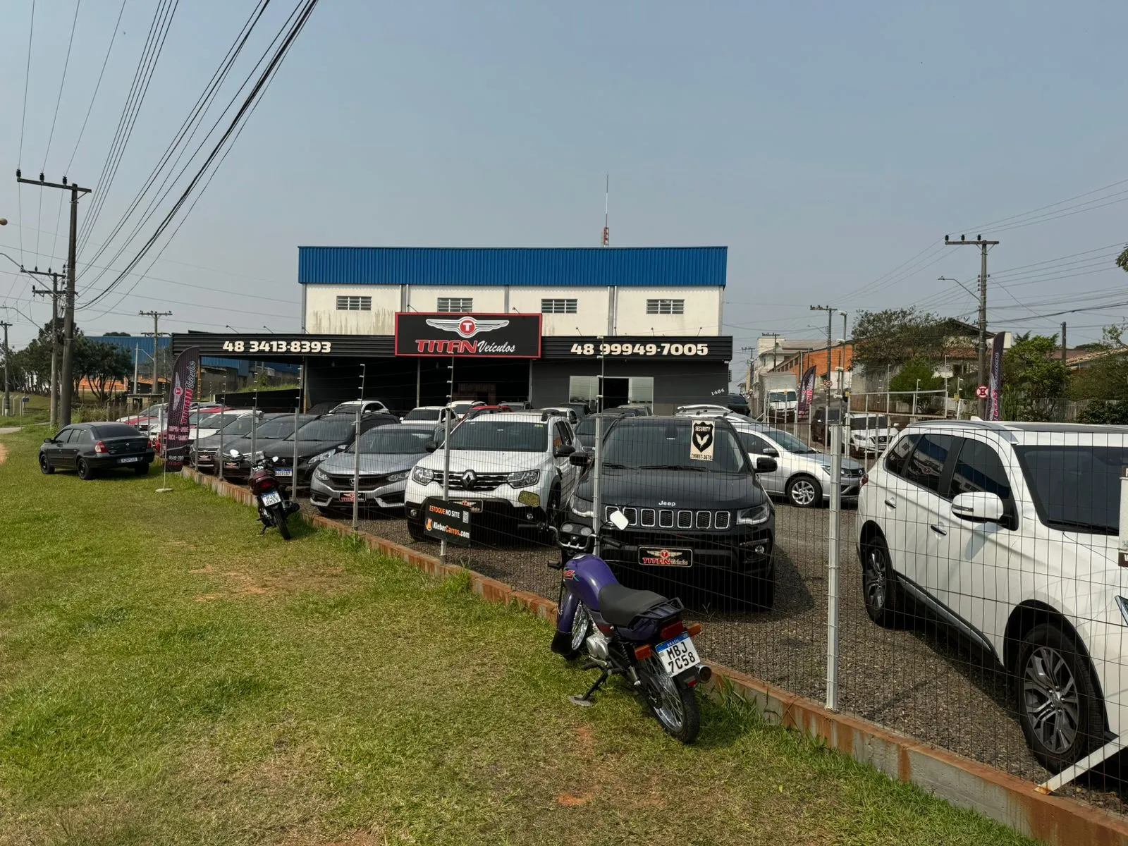 Fachada da loja Titan Veiculos - Içara - SC