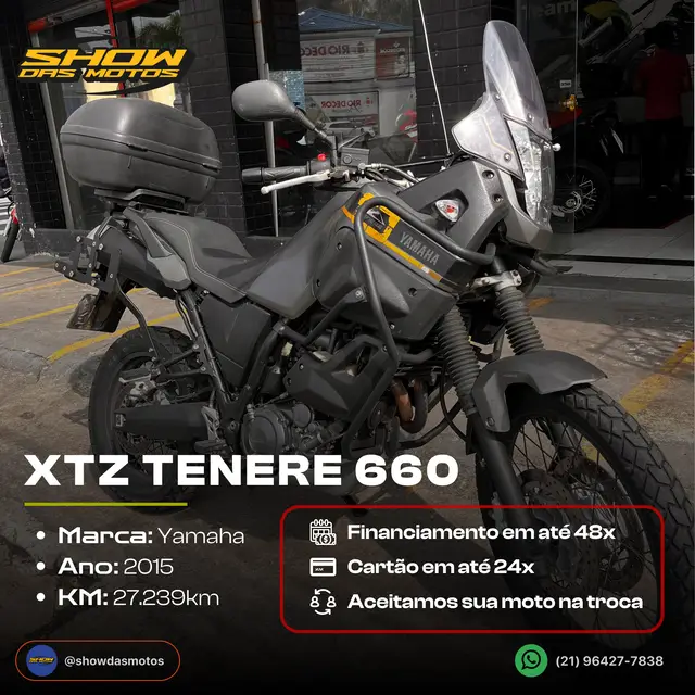 Carro Yamaha XT 660 Z Ténéré 2015 Z Teneré ABS