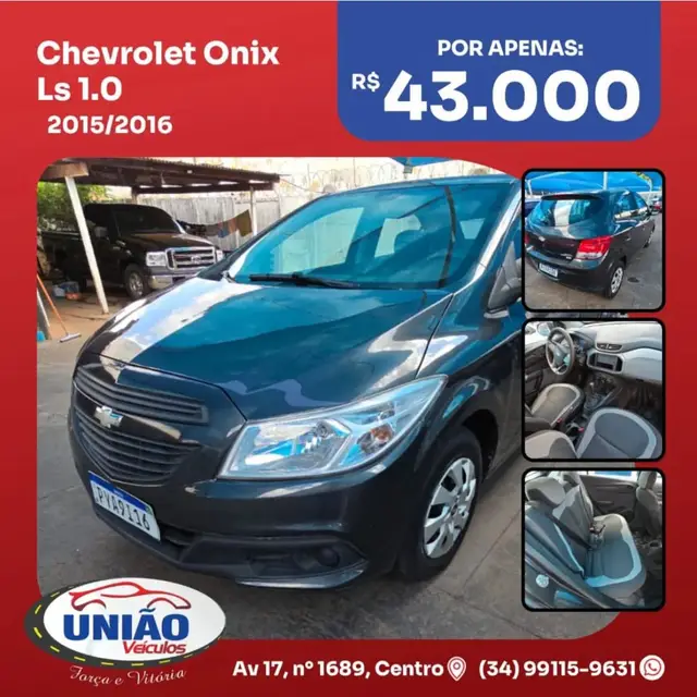 Carro Chevrolet Onix 2016 1.0 LS SPE/4