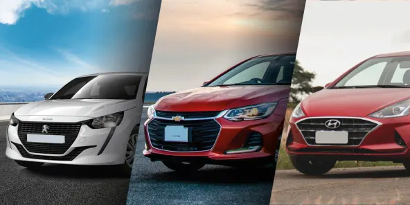 Comparamos design, espaço, desempenho, consumo e equipamentos do Novo Peugeot 208, Hyundai HB20 e Chevrolet Onix, confira. 