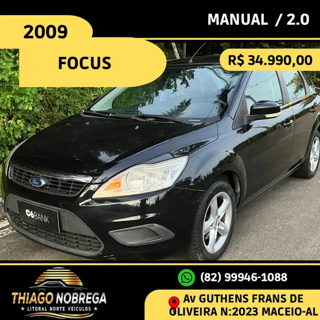 Carro Ford Focus Sedan 2009 GLX 2.0 16V Duratec