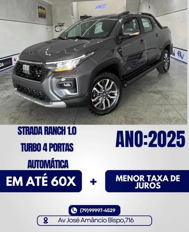 Carro Fiat Strada 2025 Ranch 1.0 Flex Turbo CD Aut.