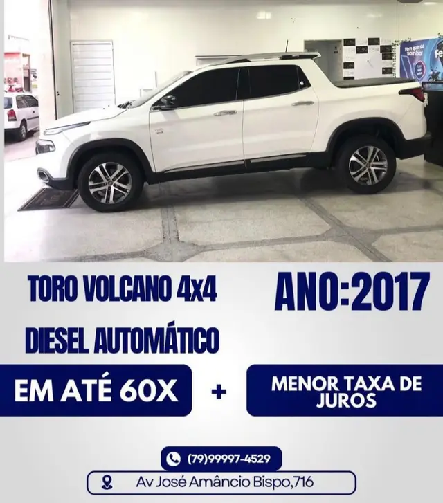 Carro Fiat Toro 2017 Volcano 2.0 diesel AT9 4x4