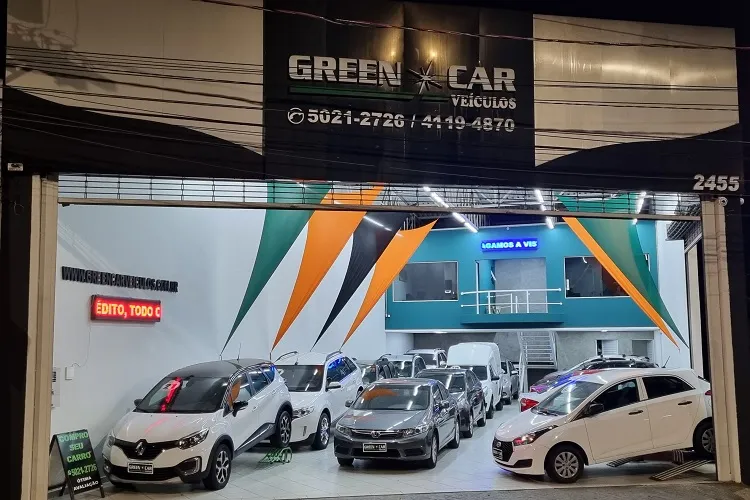Fachada da loja GREEN CAR VEÍCULOS - São Paulo - SP