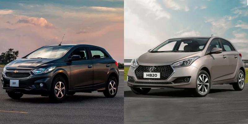 Comparativo Onix x HB20 – Carros mais vendidos do Brasil