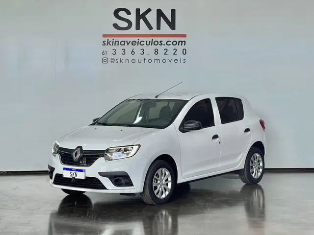 Carro Renault Sandero 2021 Life 1.0 12V SCe (Flex)