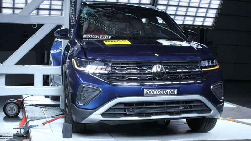 Novo VW T-Cross 2025 gabarita mais uma vez teste de segurança do Latin NCAP