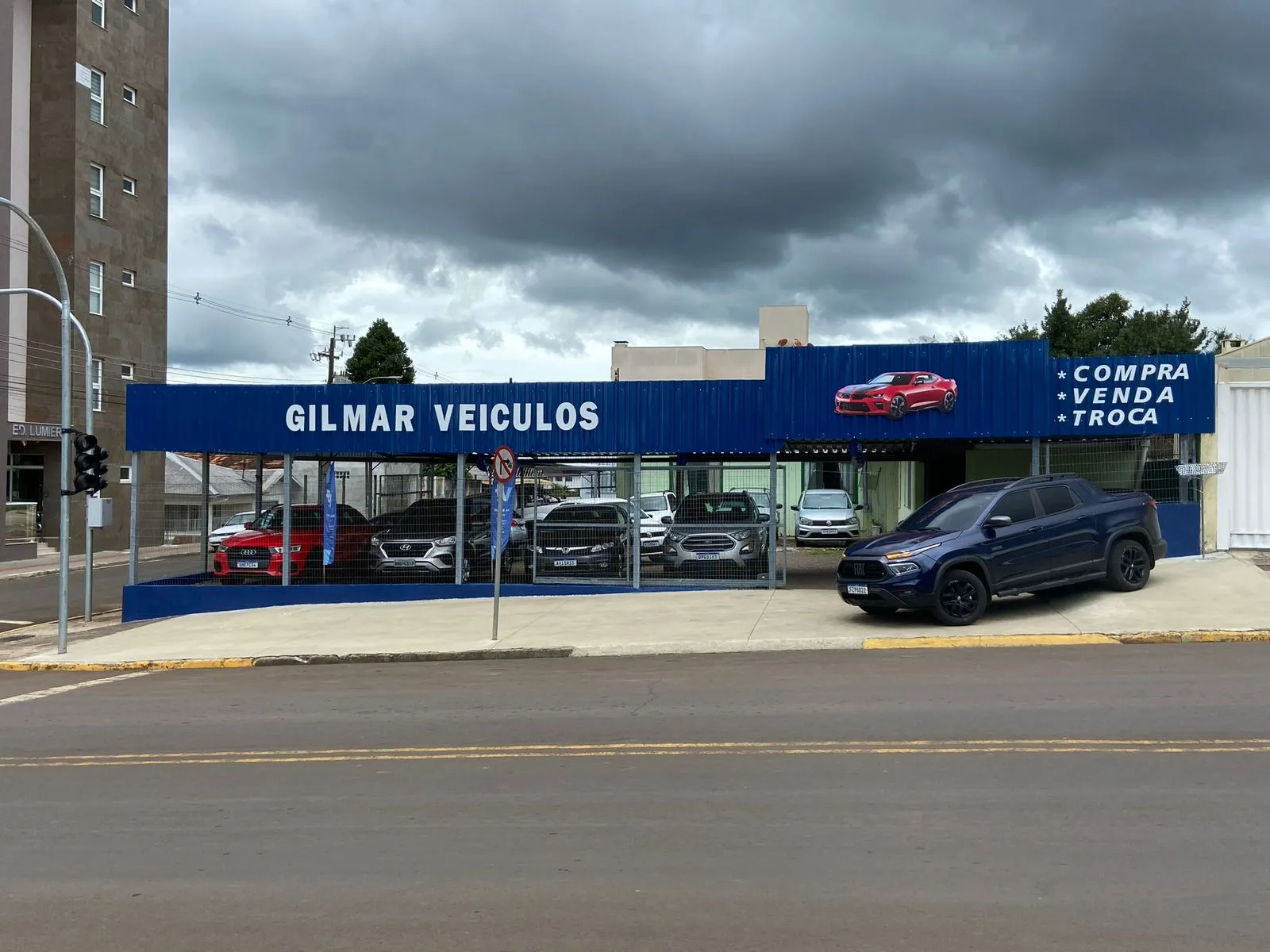 Fachada da loja Veículos à venda em GILMAR VEICULOS - Palmas - PR | Mobiauto