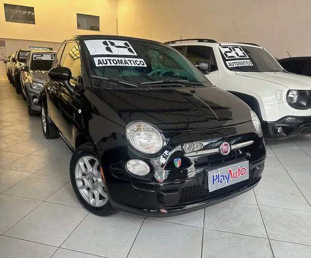 Carro Fiat 500 2014 Cabrio Dualogic 1.4 Evo (Flex)