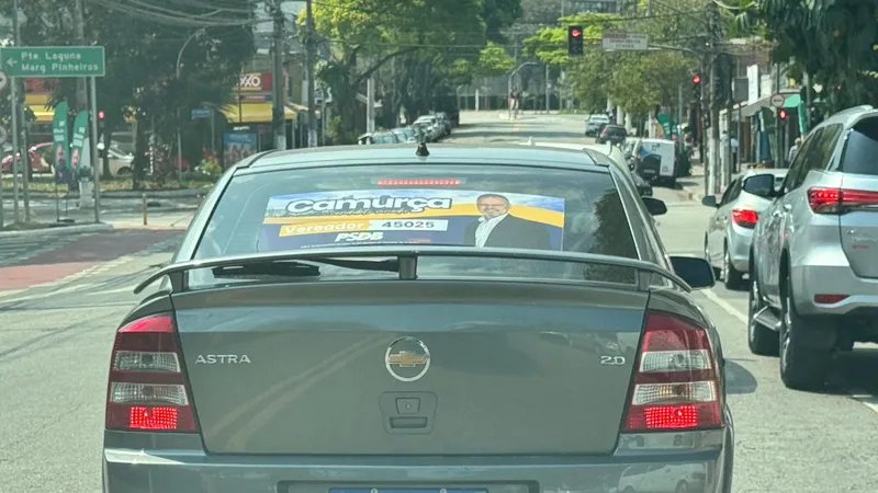 Propaganda eleitoral em carros pode impedir cobertura do seguro automotivo