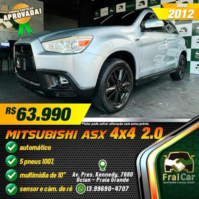 Carro Mitsubishi ASX 2012 2.0 (Aut) 4x4