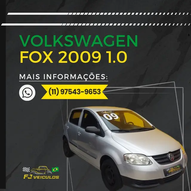 Carro Volkswagen Fox 2009 City 1.0 8V (Flex) 2p