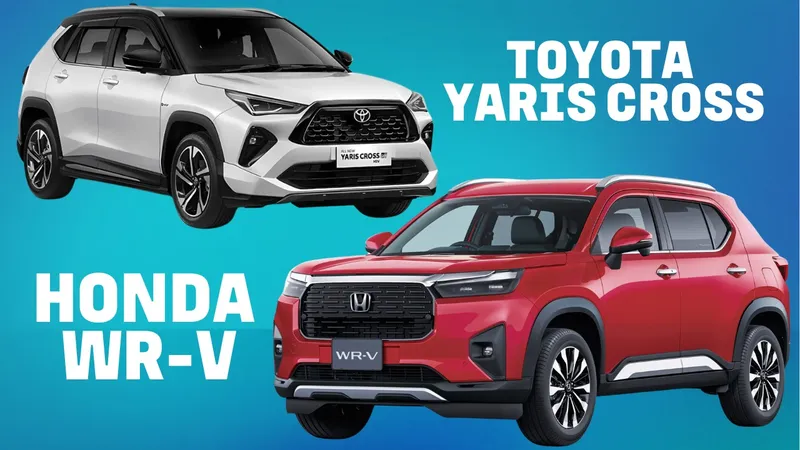 Toyota Yaris Cross X Honda WR-V: como serão os novos SUVs a chegar no Brasil