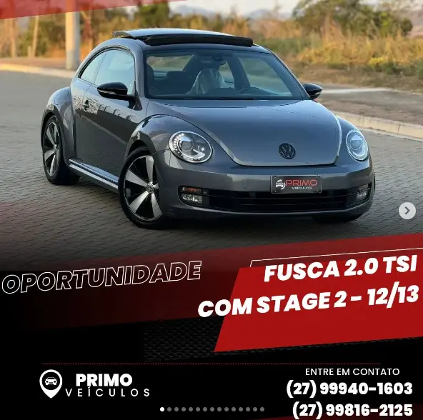 Carro Volkswagen Fusca 2013 2.0 TSi Sport