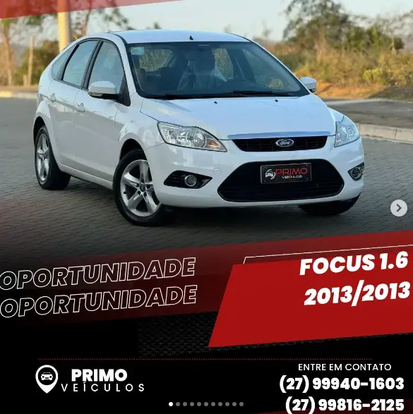 Carro Ford Focus Hatch 2013 GL 1.6 16V (Flex)