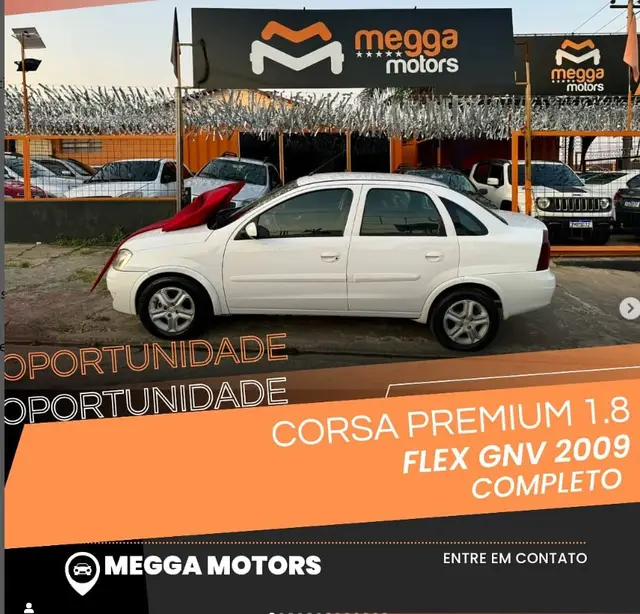 Carro Chevrolet Corsa Sedan 2009 Premium 1.8