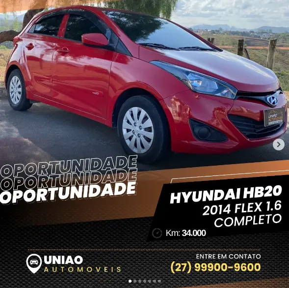 Carro Hyundai HB20 2014 1.6 Comfort (Flex)