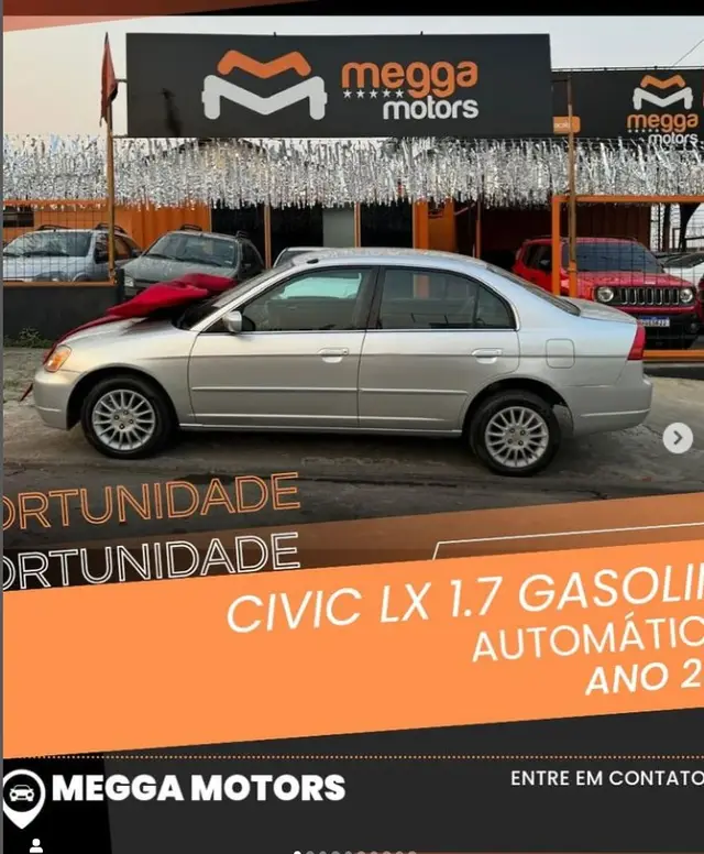 Carro Honda Civic 2000 Sedan LX 1.7 16V (Aut)