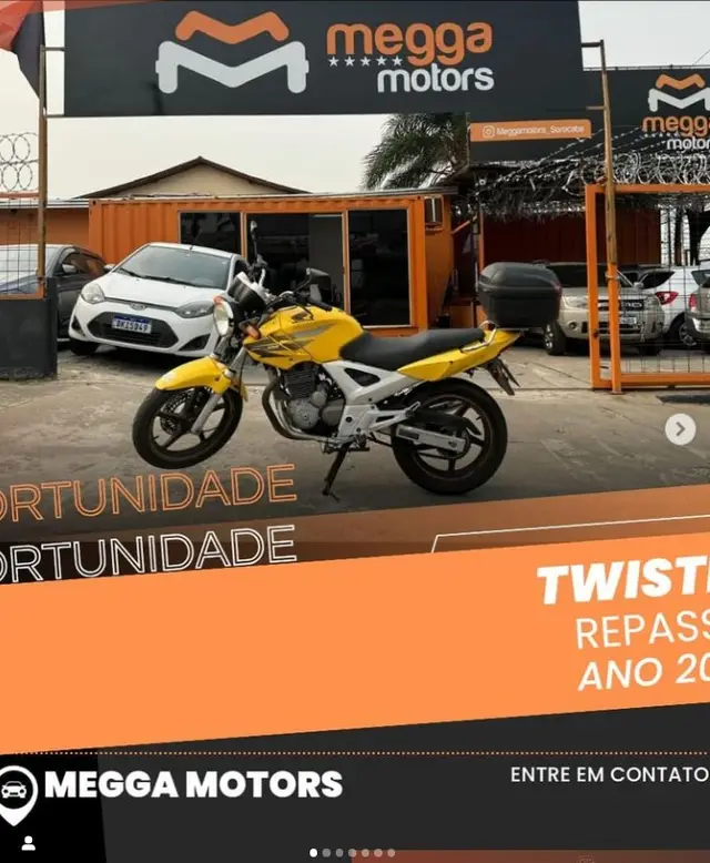 Carro Honda CBX 250 2007 Twister