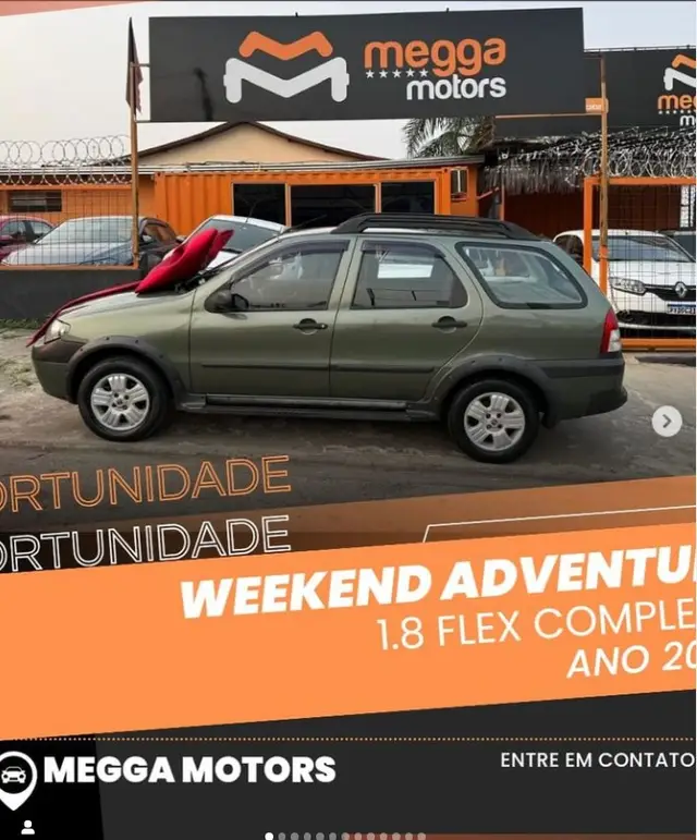 Carro Fiat Palio Weekend 2007 Adventure 1.8 8V (Flex)