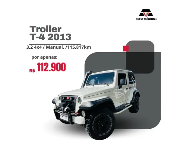 Carro Troller T4 2013 3.2