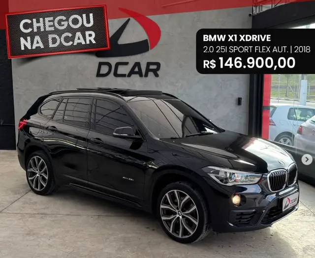 Carro BMW X1 2018 2.0 xDrive25i Sport ActiveFlex