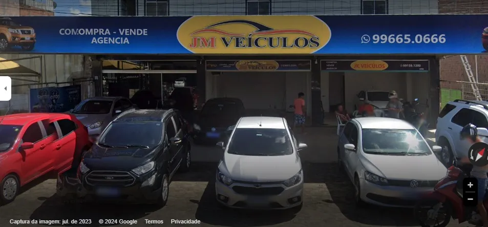 Fachada da loja Veículos à venda em JM VEICULOS CARPINA - Carpina - PE | Mobiauto