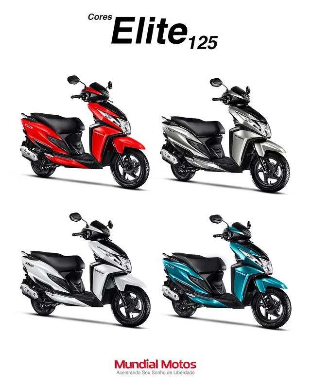 Moto Honda Elite 125 2025 CBS