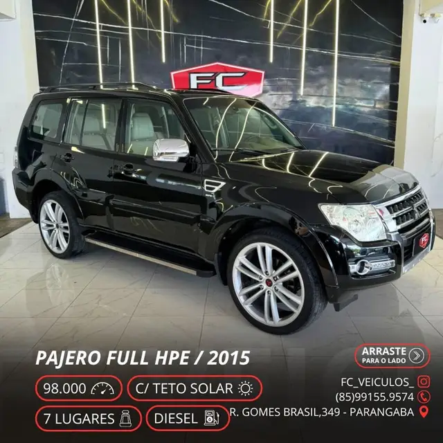 Carro Mitsubishi Pajero Full 2015 3.2 DI-D 3D HPE 4WD