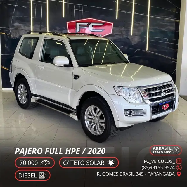 Carro Mitsubishi Pajero Full 2020 3.2 DI-D 3D HPE 4WD