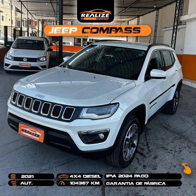Carro Jeep Compass 2021 2.0 TDI Trailhawk 4x4 (Aut)