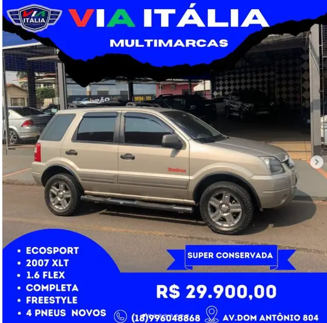 Carro Ford EcoSport 2007 Ecosport XLT 1.6 (Flex)