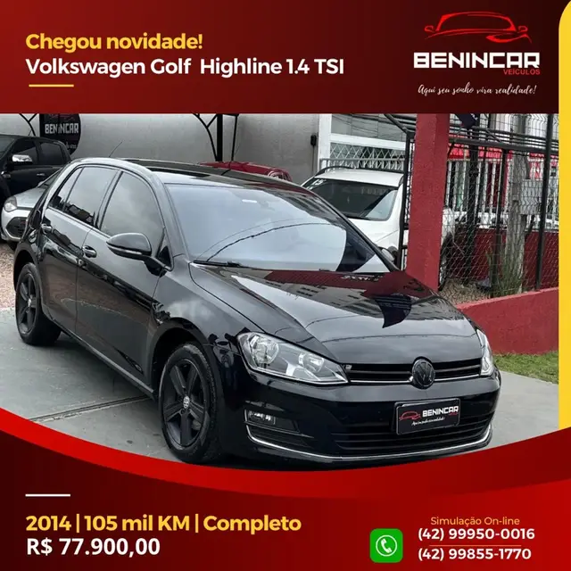 Carro Volkswagen Golf 2014 1.4 TSi Highline (Aut)