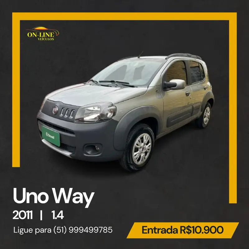 Fiat Uno Way 1.4 8V (Flex) 4p