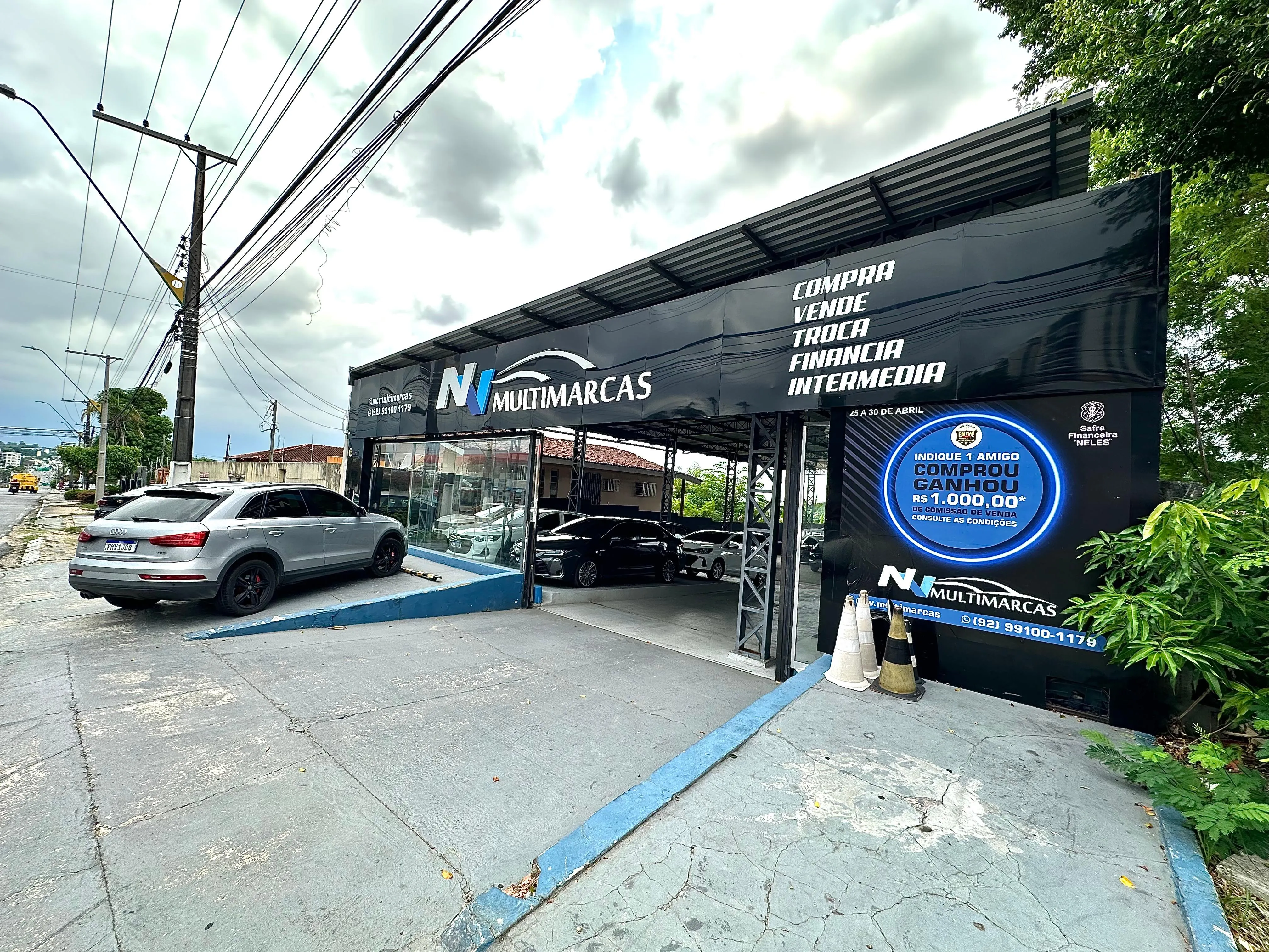 Fachada da loja Nv Comercio de Veiculos Usados Ltda - Manaus - AM