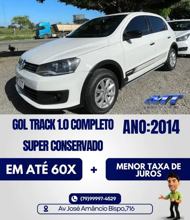 Carro Volkswagen Gol 2014 1.0 TEC Track (Flex)